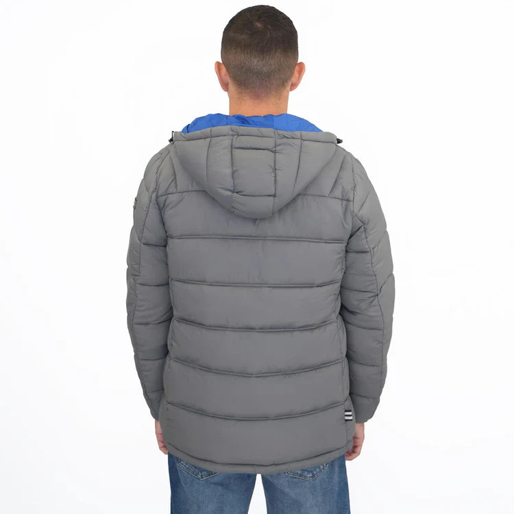 Nautica Performance N83 Hooded Puffer Jacket Grey