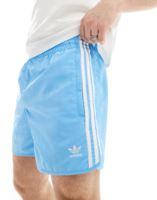 Pantalones cortos azul claro Sprinter de adidas Originals
