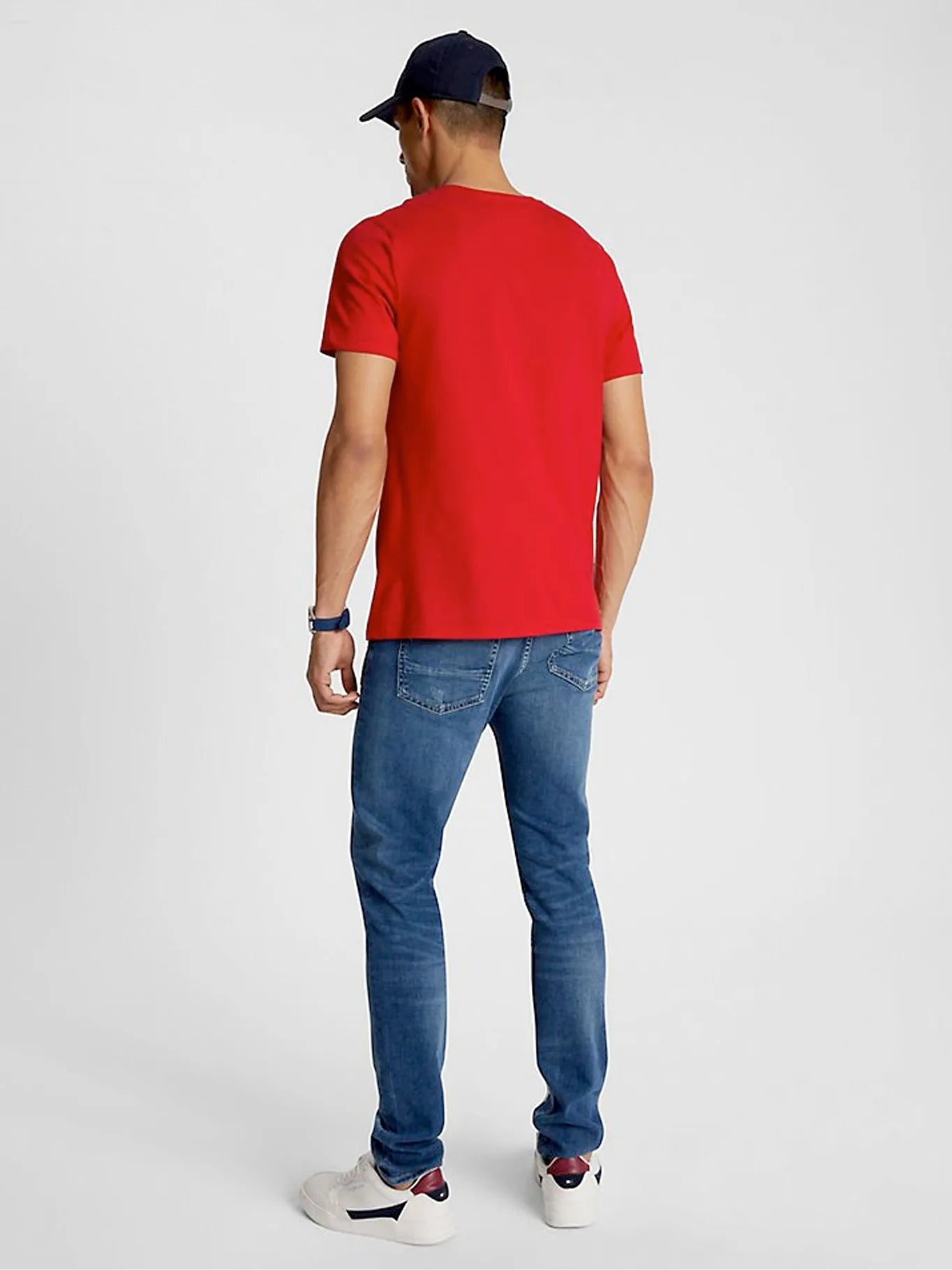 Tommy Hilfiger Polera Essential Cotton C-Neck Slim Fit