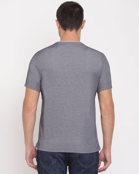 Michael Kors Camiseta de cuello redondo con efecto jaspeado Birdseye