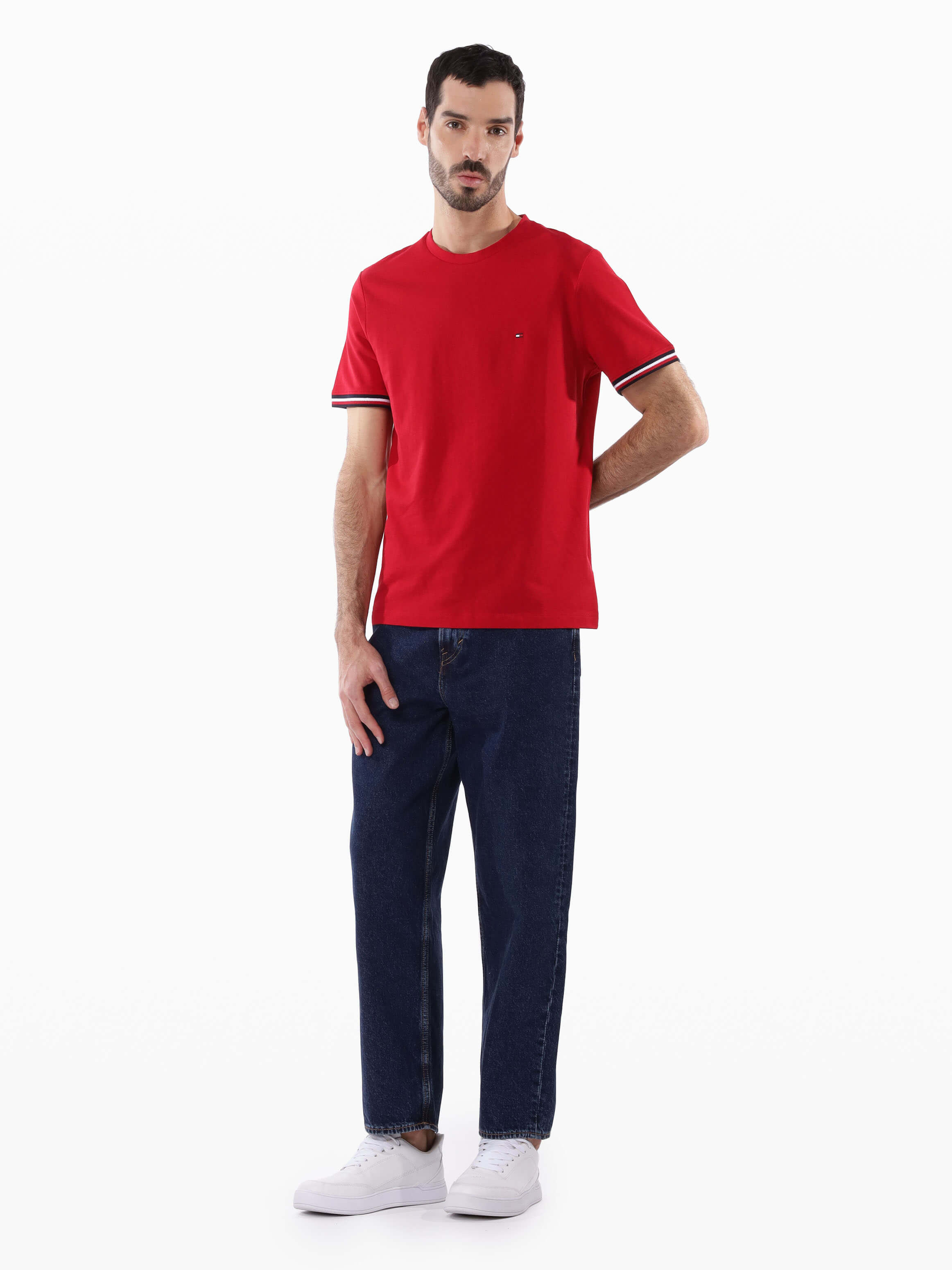 Tommy Hilfiger Camiseta de cuello redondo con logo