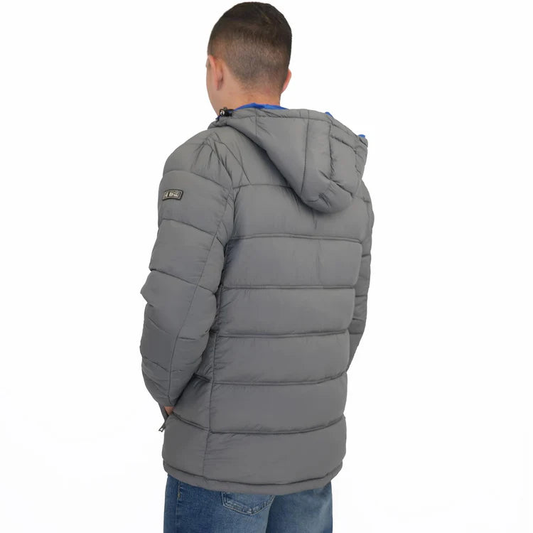 Nautica Performance N83 Hooded Puffer Jacket Grey