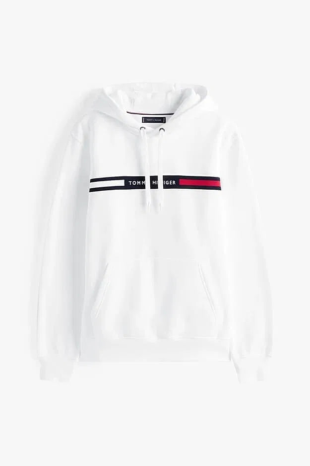 Tommy Hilfiger Polera con cordón y logo en el pecho