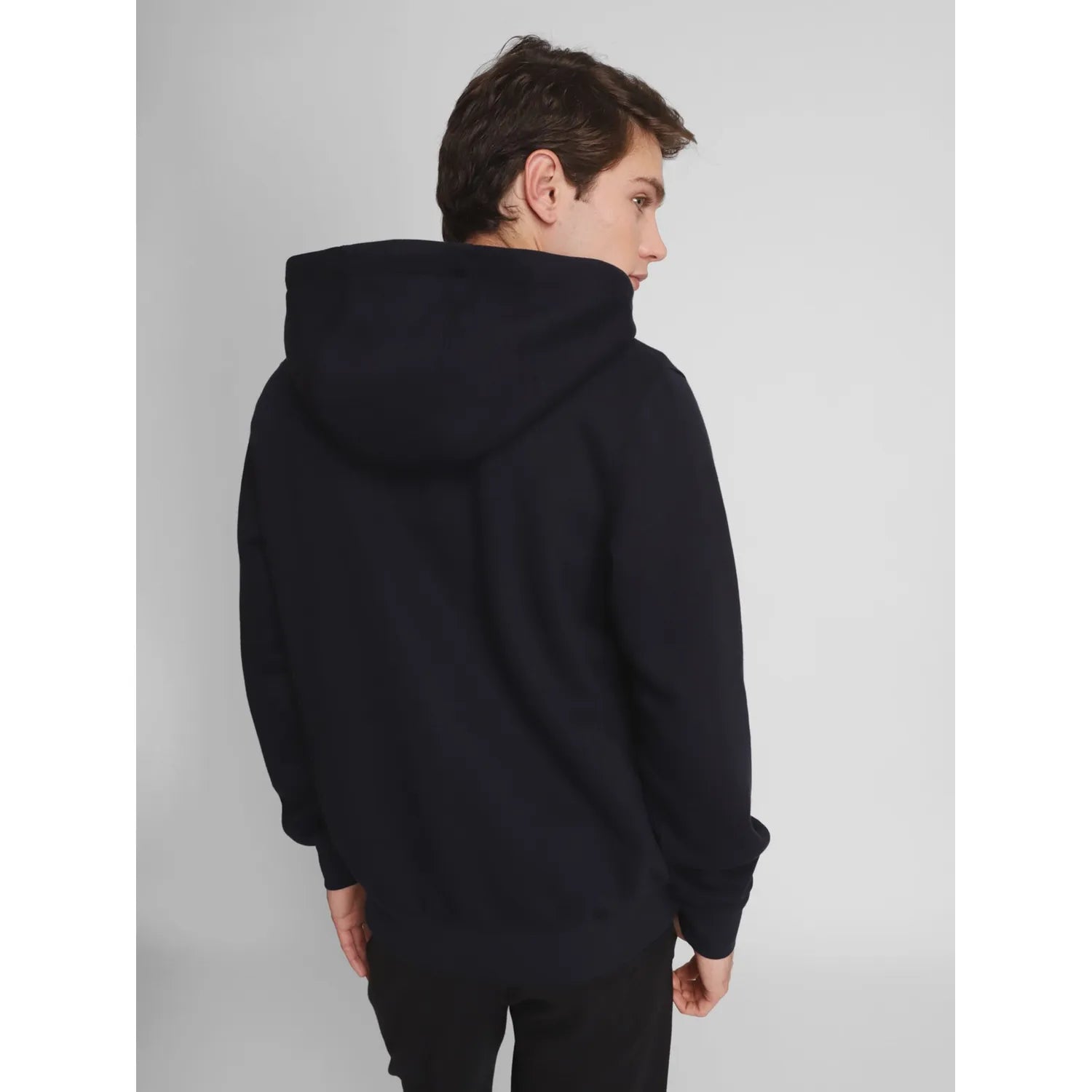 Tommy Hilfiger Polerón Hoodie Con Cierre Logo Azul