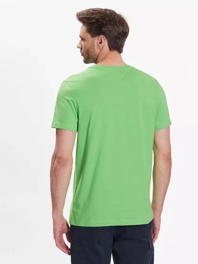 Tommy Hilfiger Camiseta Brand Small Log Verde
