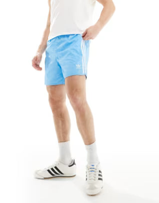 Pantalones cortos azul claro Sprinter de adidas Originals