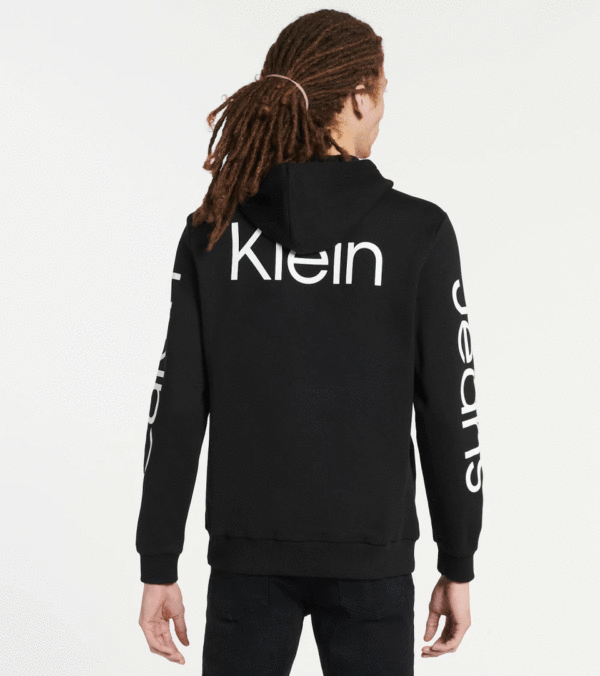 Calvin Klein Polera traveling full zip logo hoodie