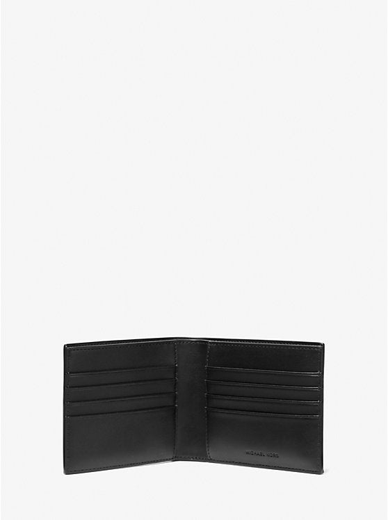 Billetera Varick de piel saffiano Michael Kors con solapa para documento de identidad
