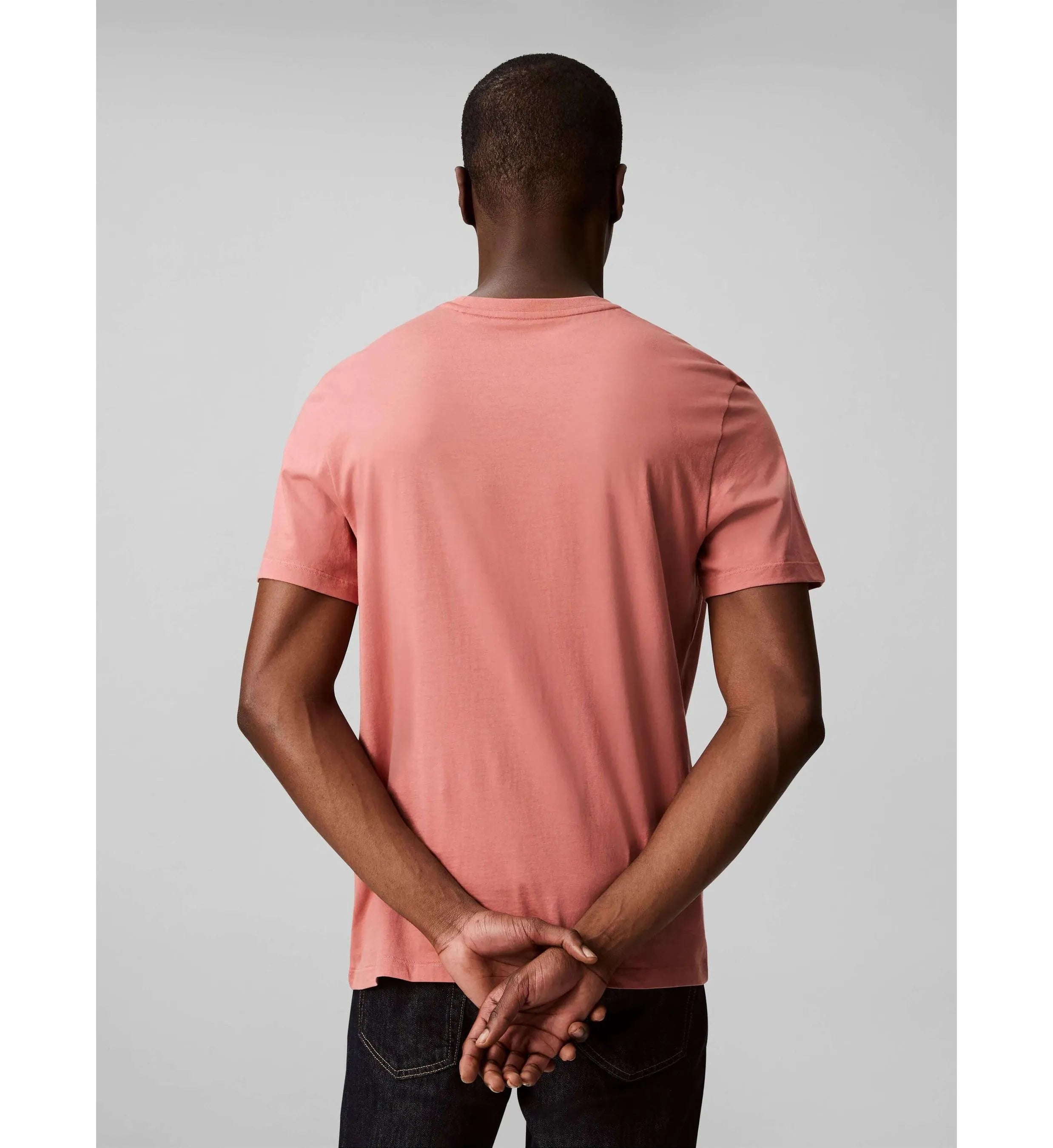 Calvin Klein Camiseta Micro Logo Rosa