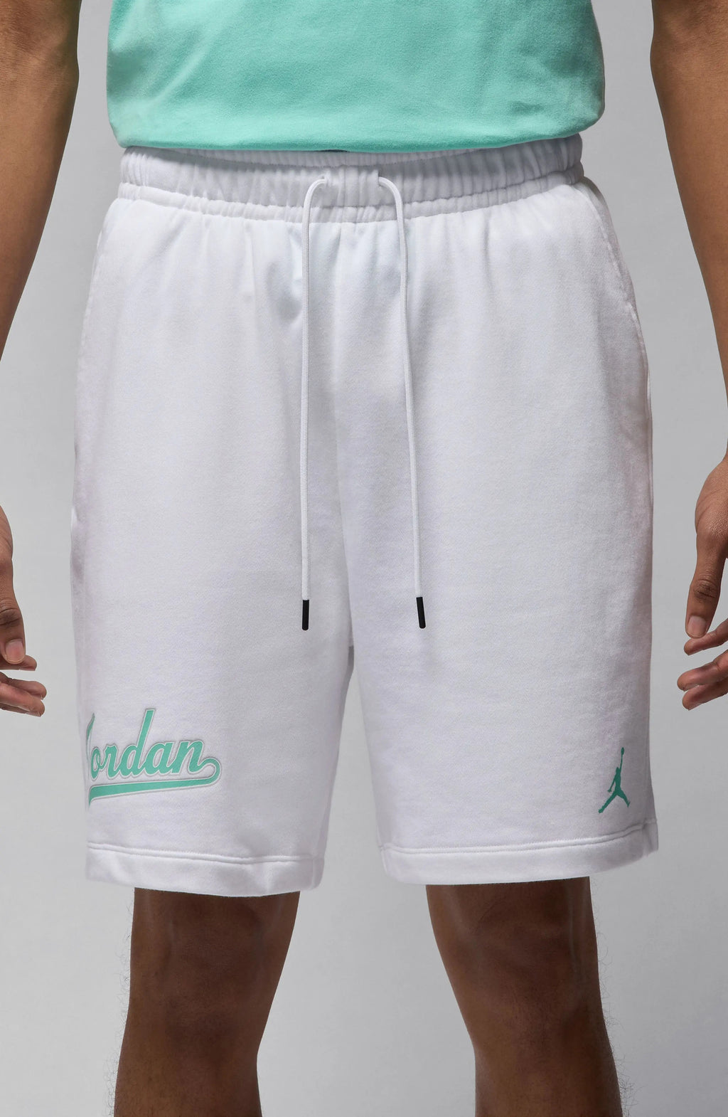 MVP Sweat Shorts Jordanin White/Emerald Rise
