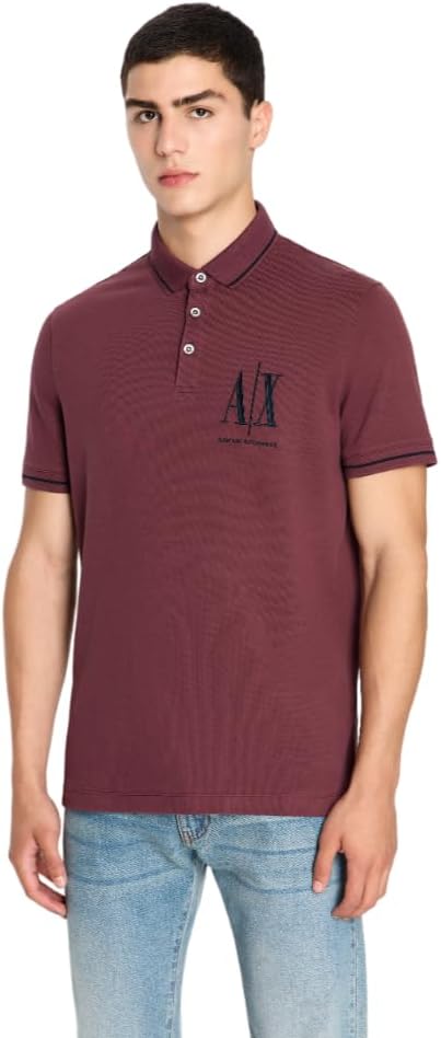 Armani Exchange Polo bordado Icon Logo