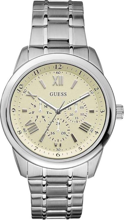 Reloj GUESS Precision Cronógrafo para hombre con esfera blanquecina - W13567G2 (Plata)
