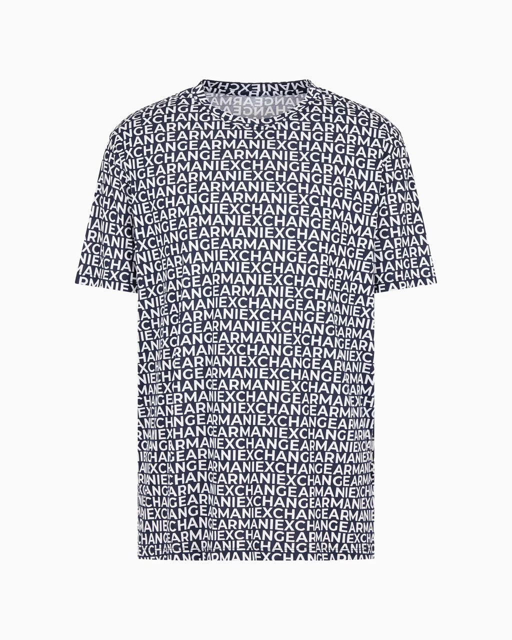 Armani Exchange Camiseta regular fit en algodón Monogram integral