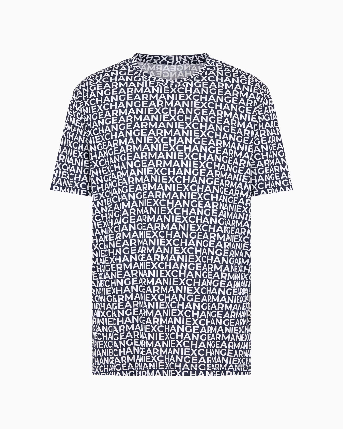 Armani Exchange Camiseta regular fit en algodón Monogram integral
