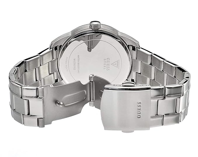 Reloj GUESS Precision Cronógrafo para hombre con esfera blanquecina - W13567G2 (Plata)