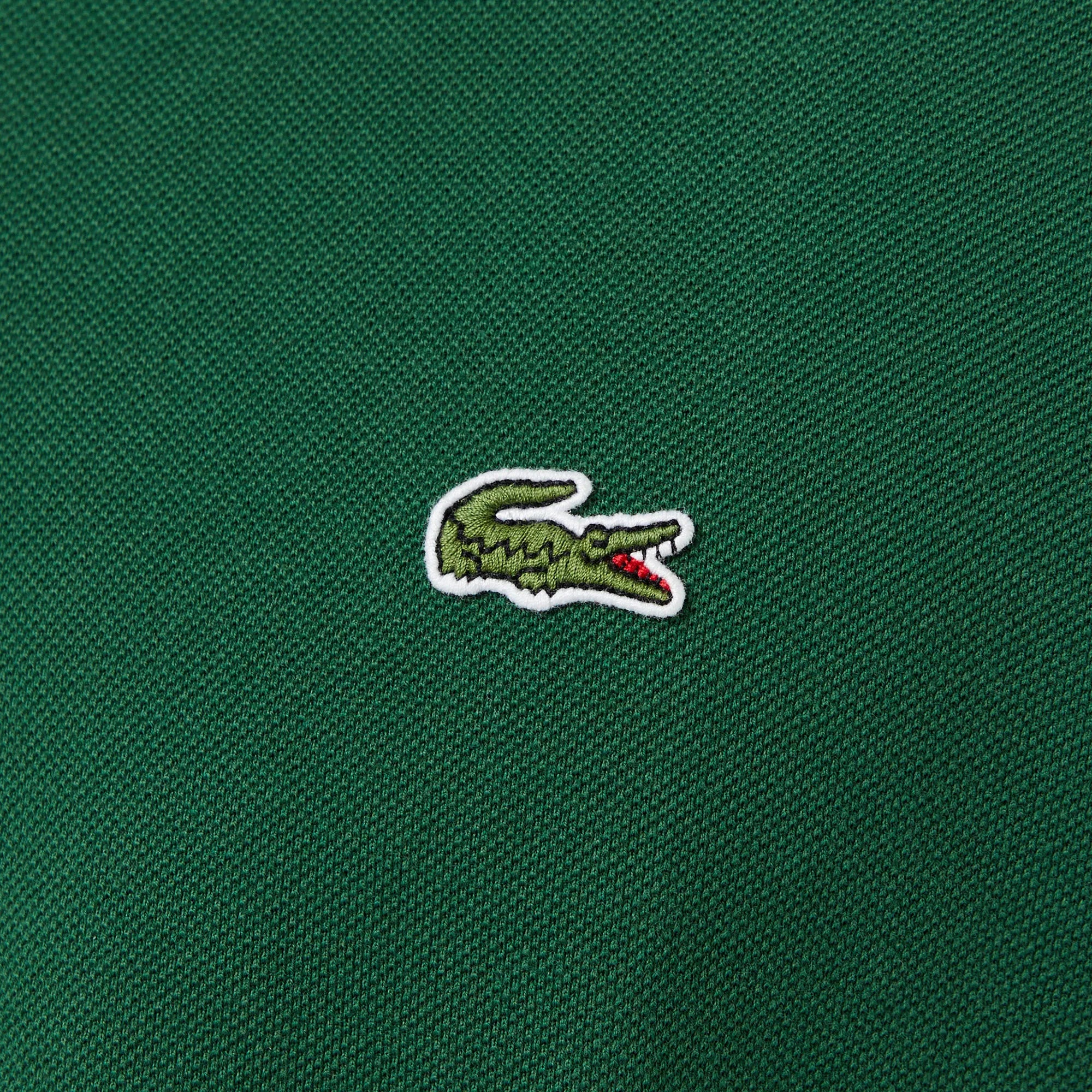 Lacoste Polo de manga larga de corte regular de algodón