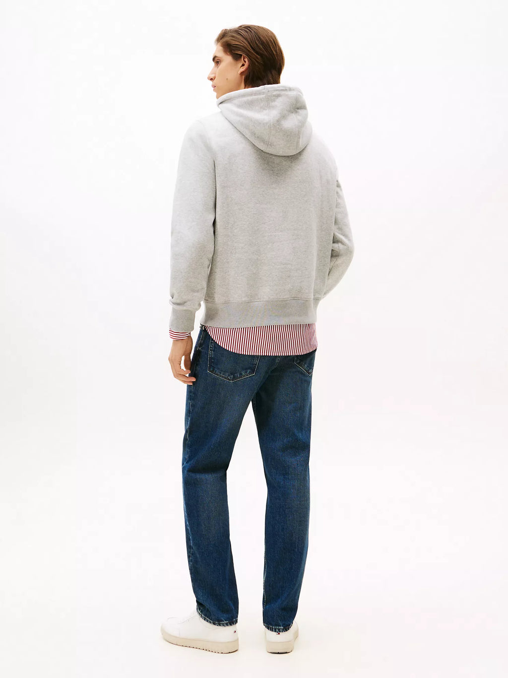 Polera Con capucha y logo de Tommy bordado