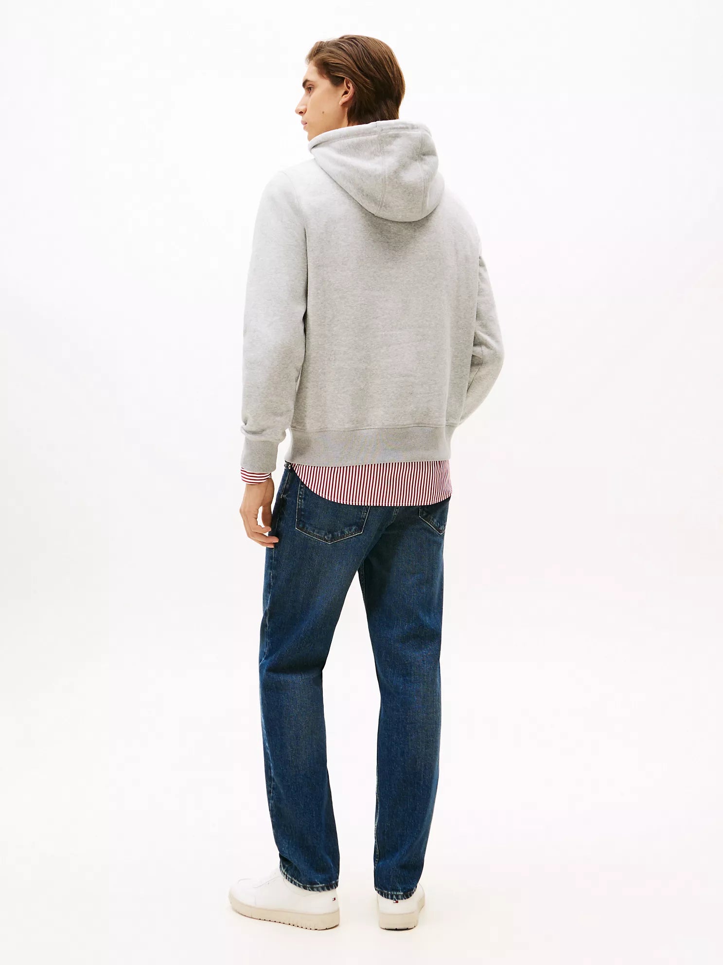 Polera Con capucha y logo de Tommy bordado