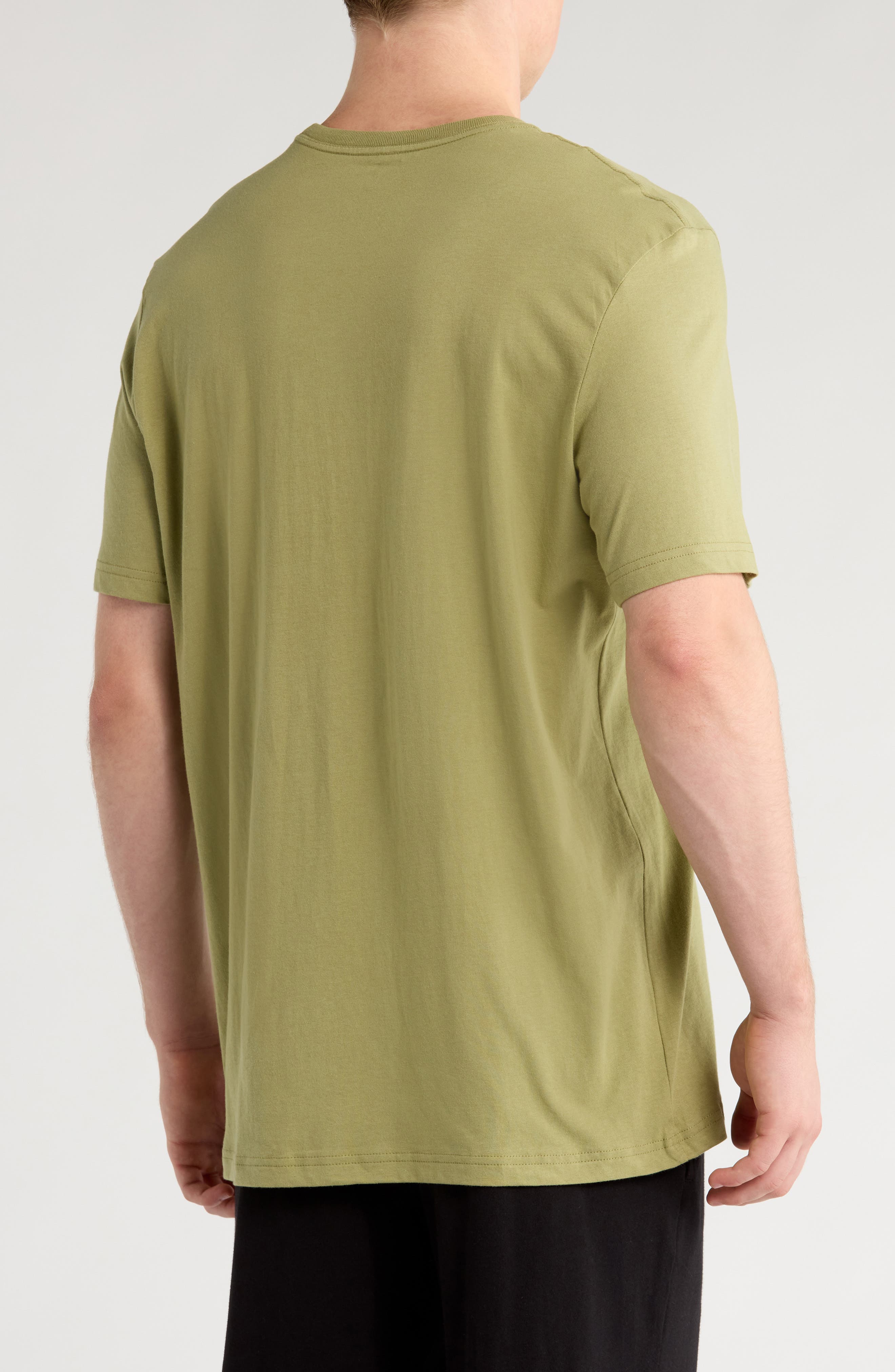 Tommy Hilfiger Camiseta juvenil de algodón con cuello redondo y bandera