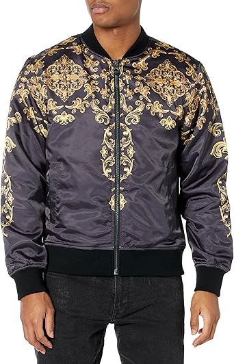 GUESS Chaqueta bomber Irvine Satin Royal