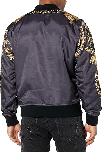 GUESS Chaqueta bomber Irvine Satin Royal