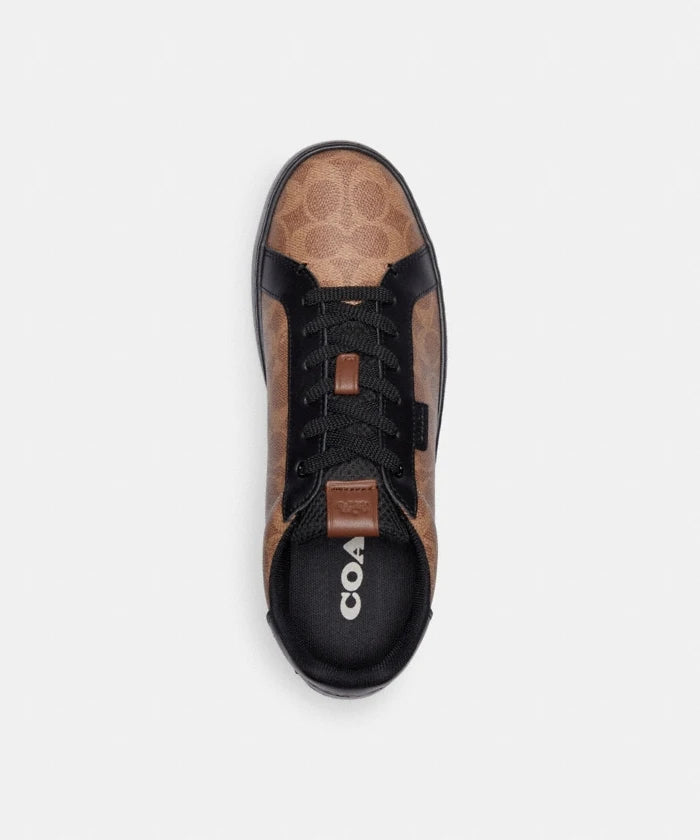 Coach Lowline Low Top Sneaker In Signature Canvas