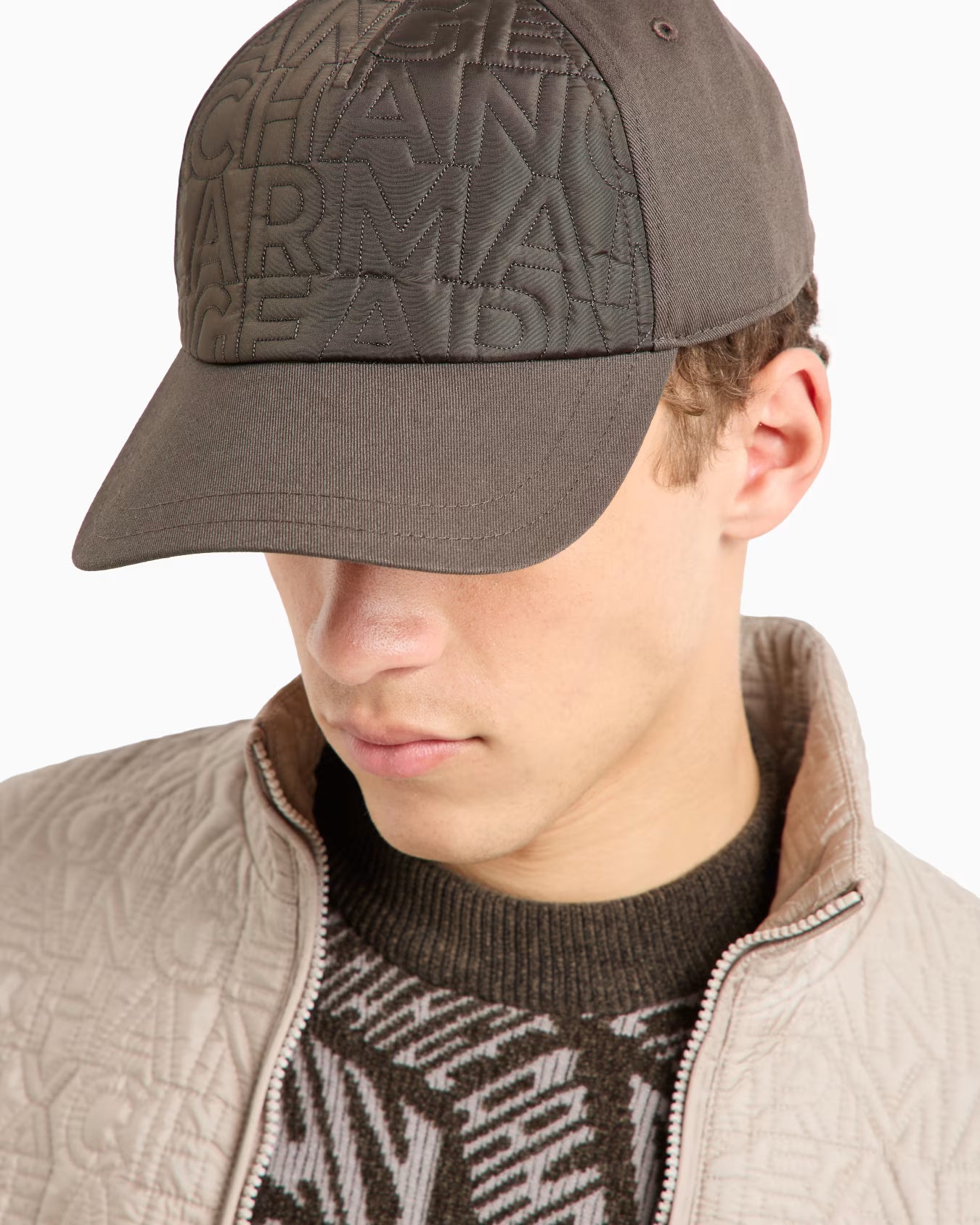 Armani Exchange Gorra con monogram Hombre