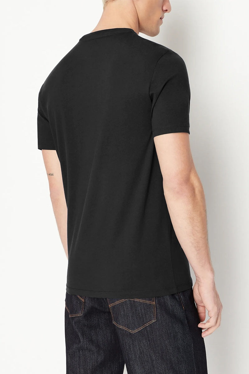 Armani Exchange Camiseta negra