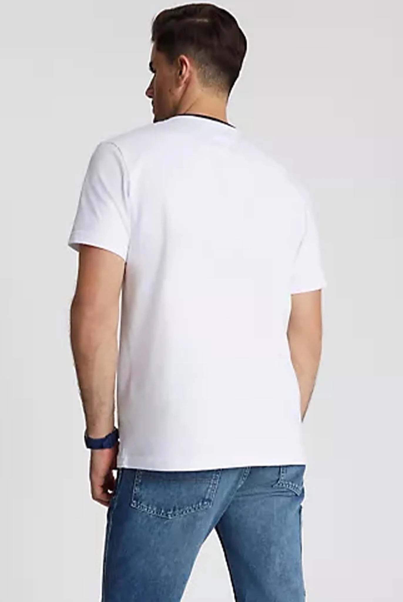 Tommy Hilfiger Camiseta Embroidered Flag Optic White