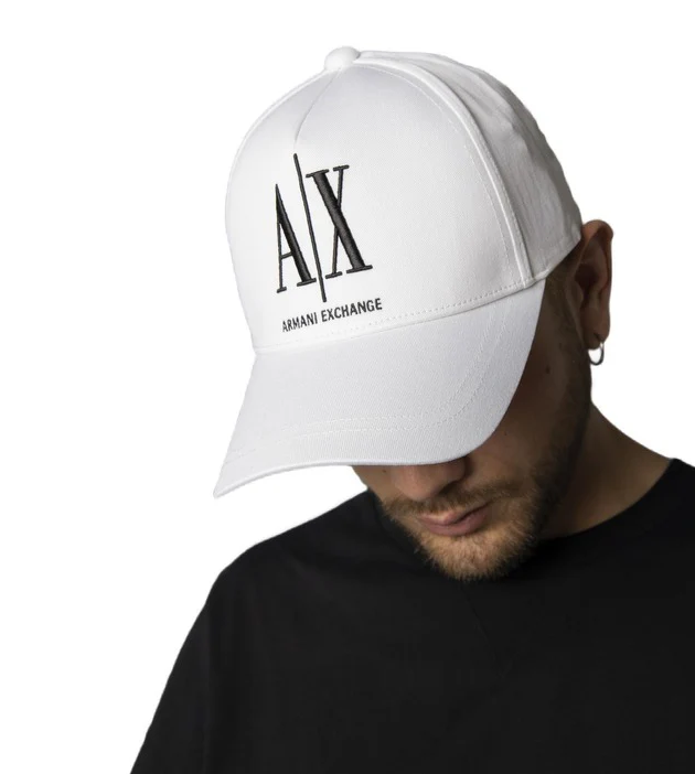 Armani Exchange Gorra Blanca