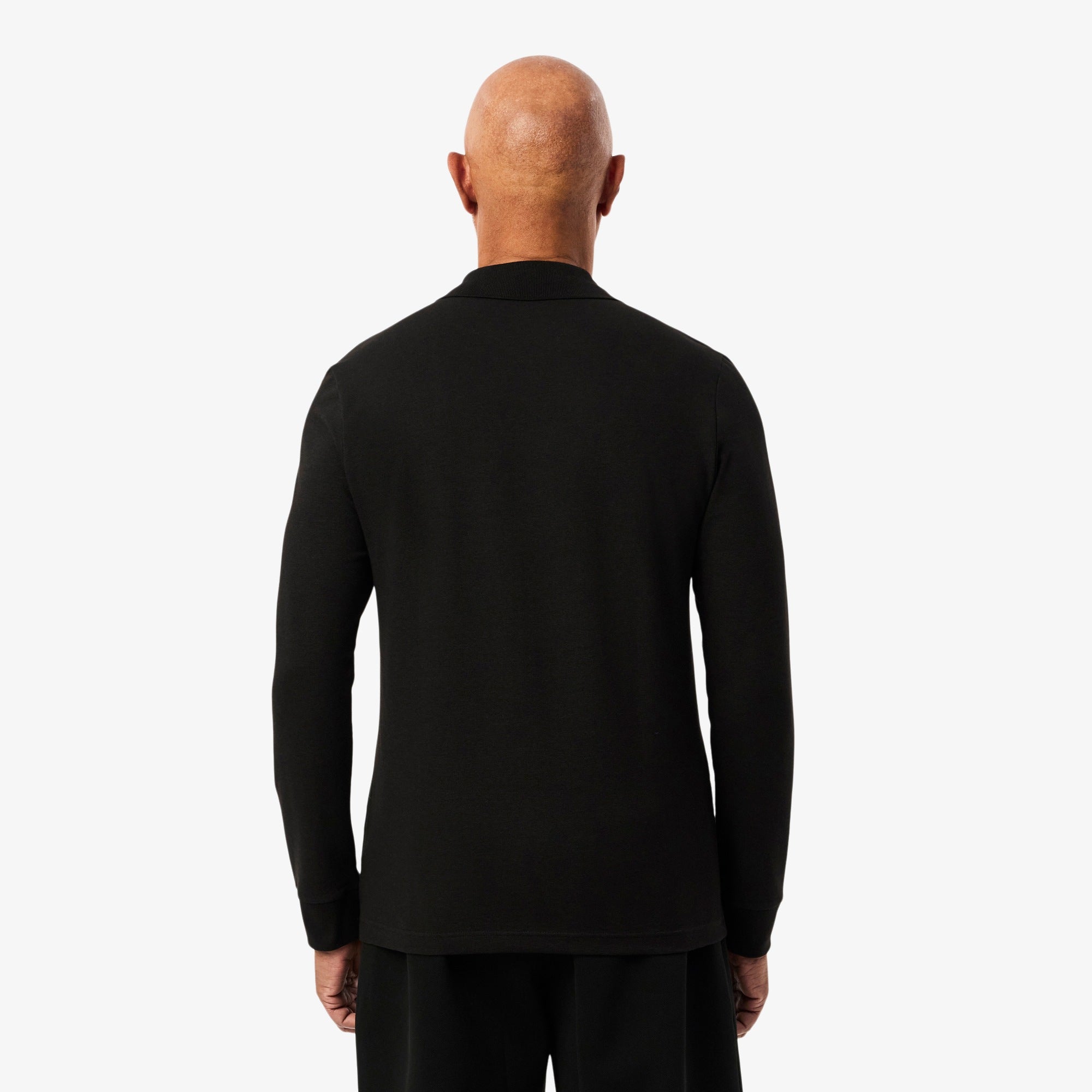 Lacoste Polo de manga larga de corte regular de algodón