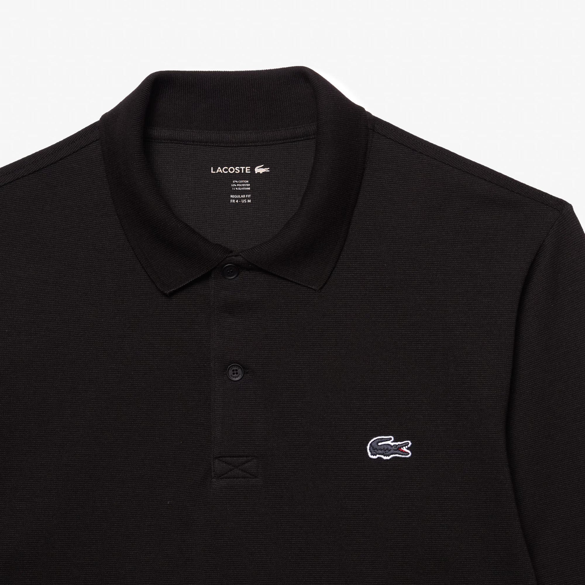 Lacoste Polo de manga larga de corte regular de algodón