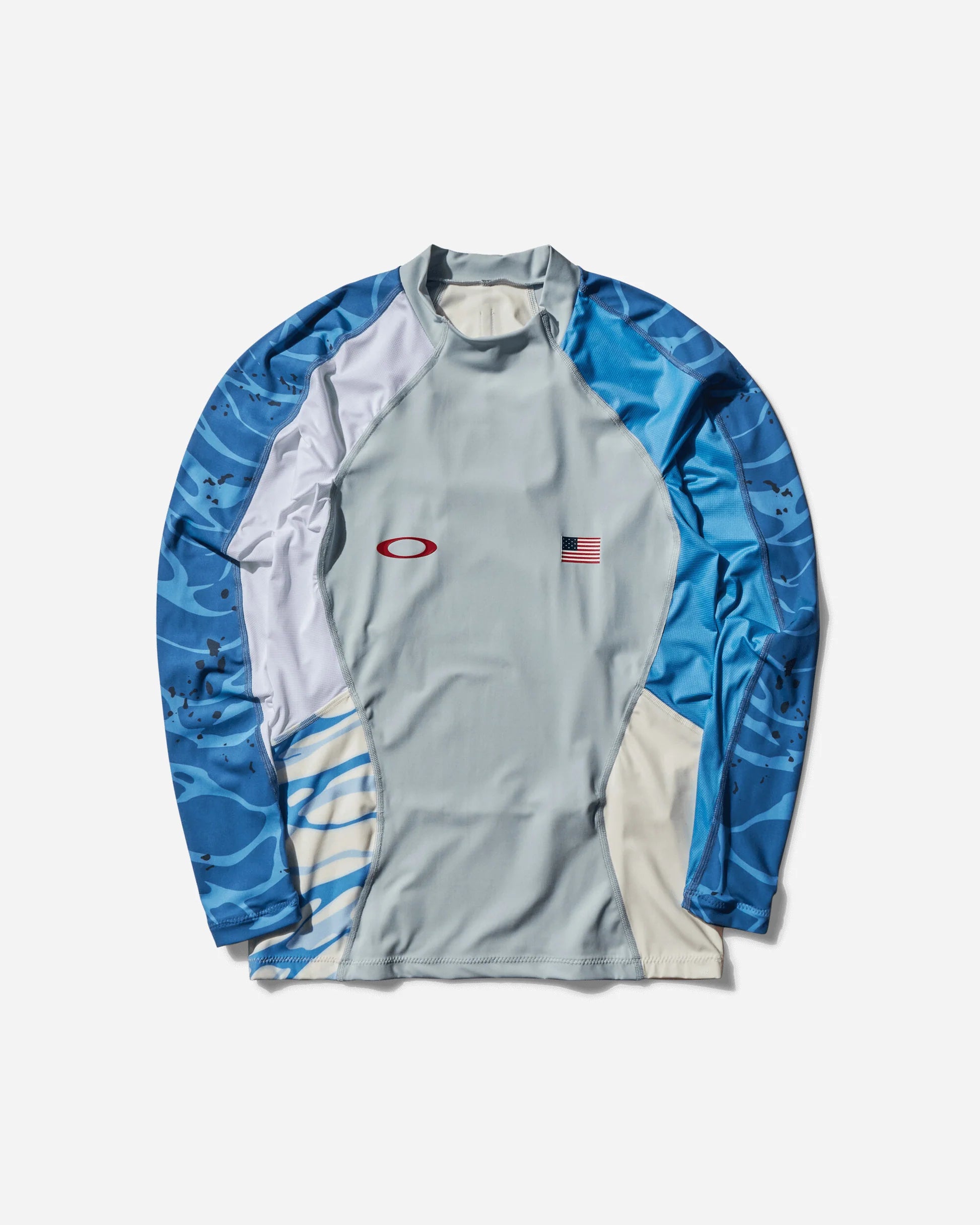 Oakley Team USA Surfing Rashguard Gray Dust