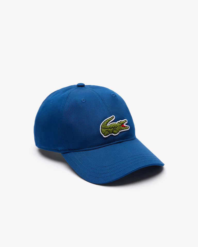 Gorra Lacoste unisex de sarga de algodón con insignia de cocodrilo