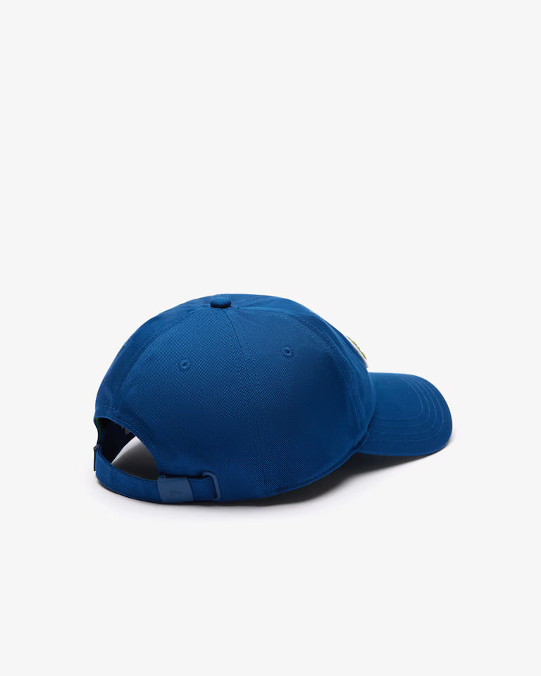 Gorra Lacoste unisex de sarga de algodón con insignia de cocodrilo