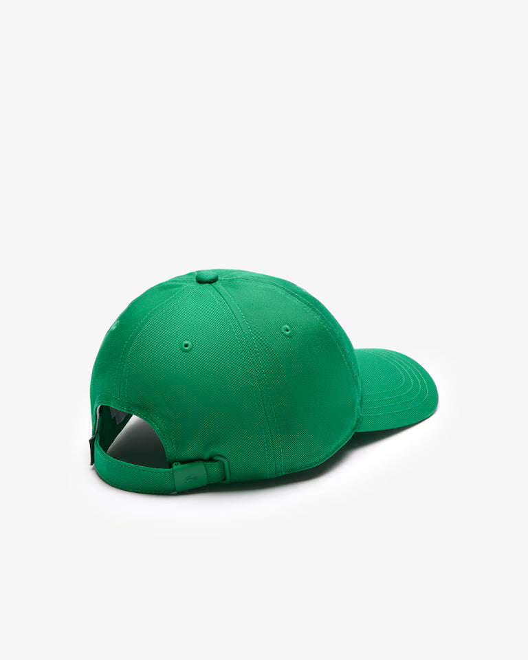 Gorra unisex de sarga de algodón con insignia de cocodrilo