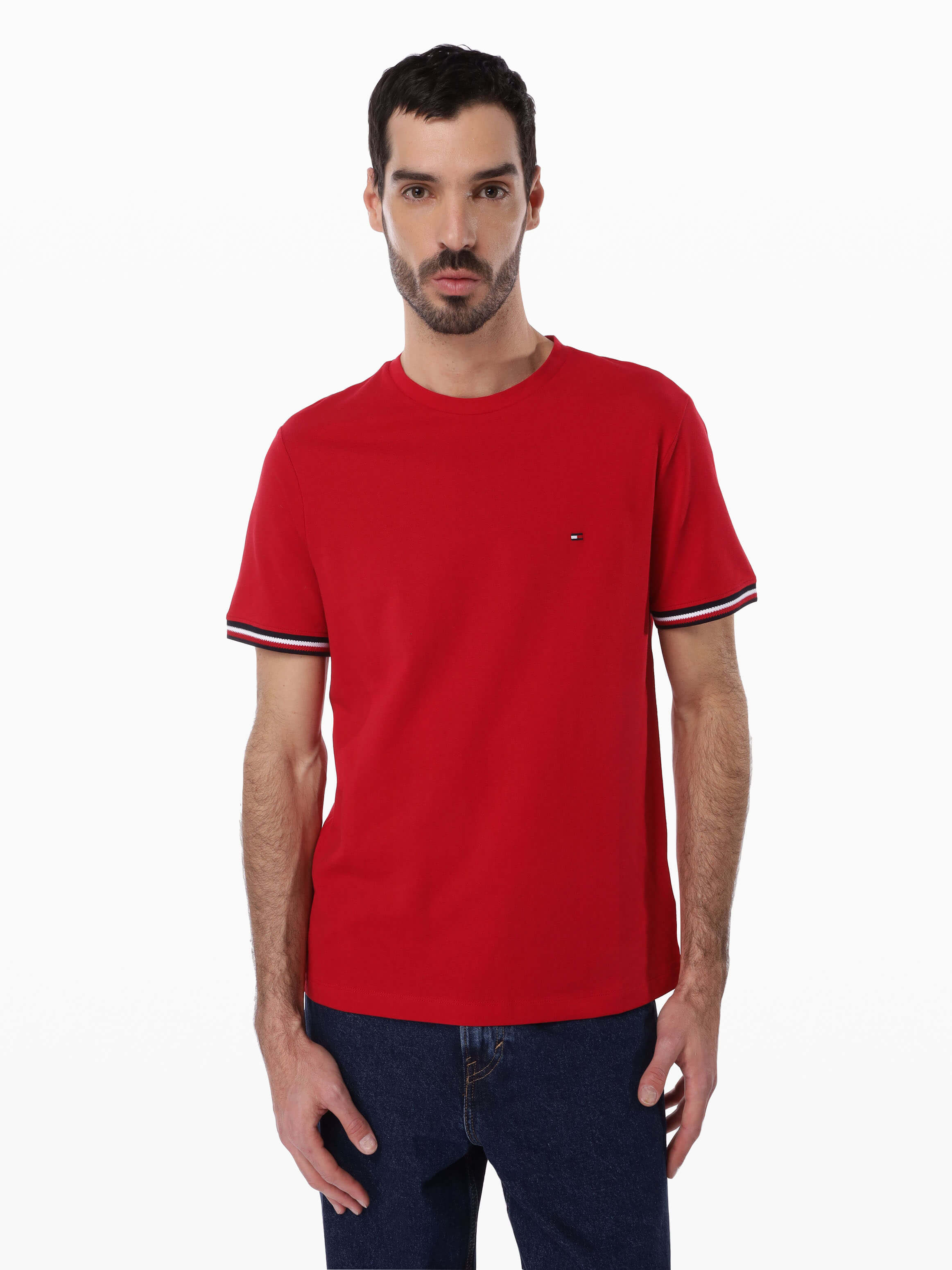 Tommy Hilfiger Camiseta de cuello redondo con logo