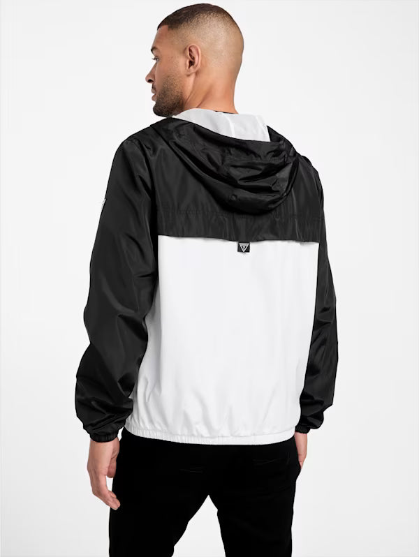 Guess black and white windbreaker