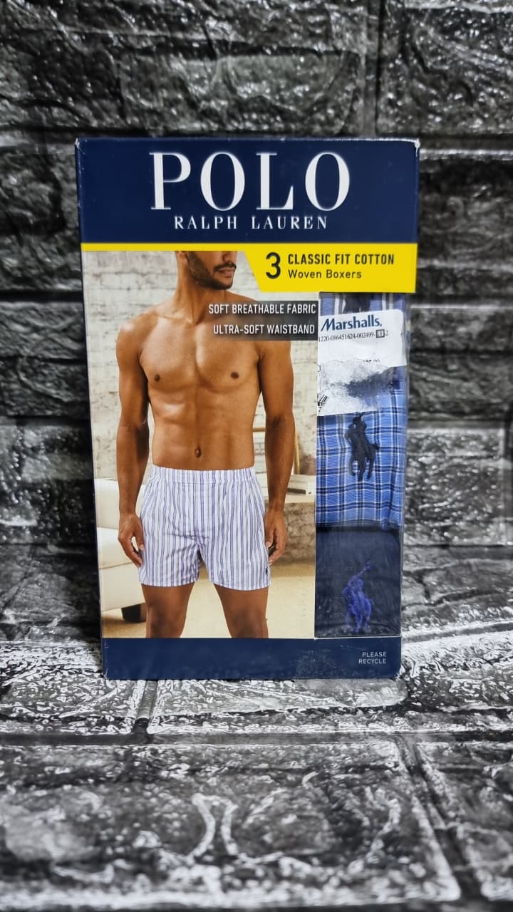 Ralph Lauren Boxer Pack 3 unidades