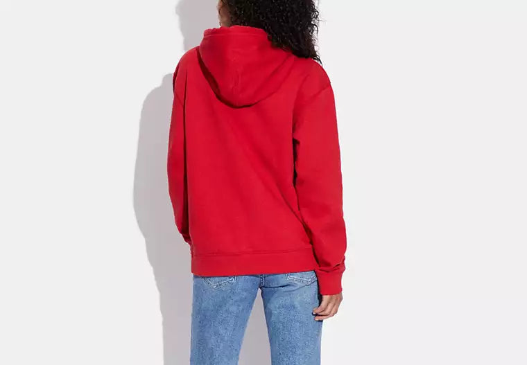 Coach Sudadera Con Capucha Disney Mickey Mouse X Keith Haring
