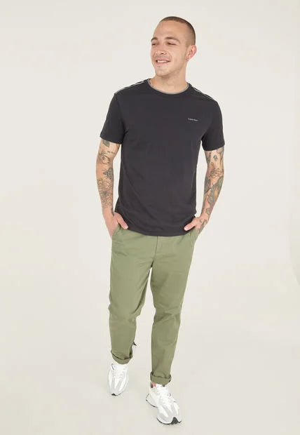 Calvin Klein Camiseta Negro-Gris Calvin Klein