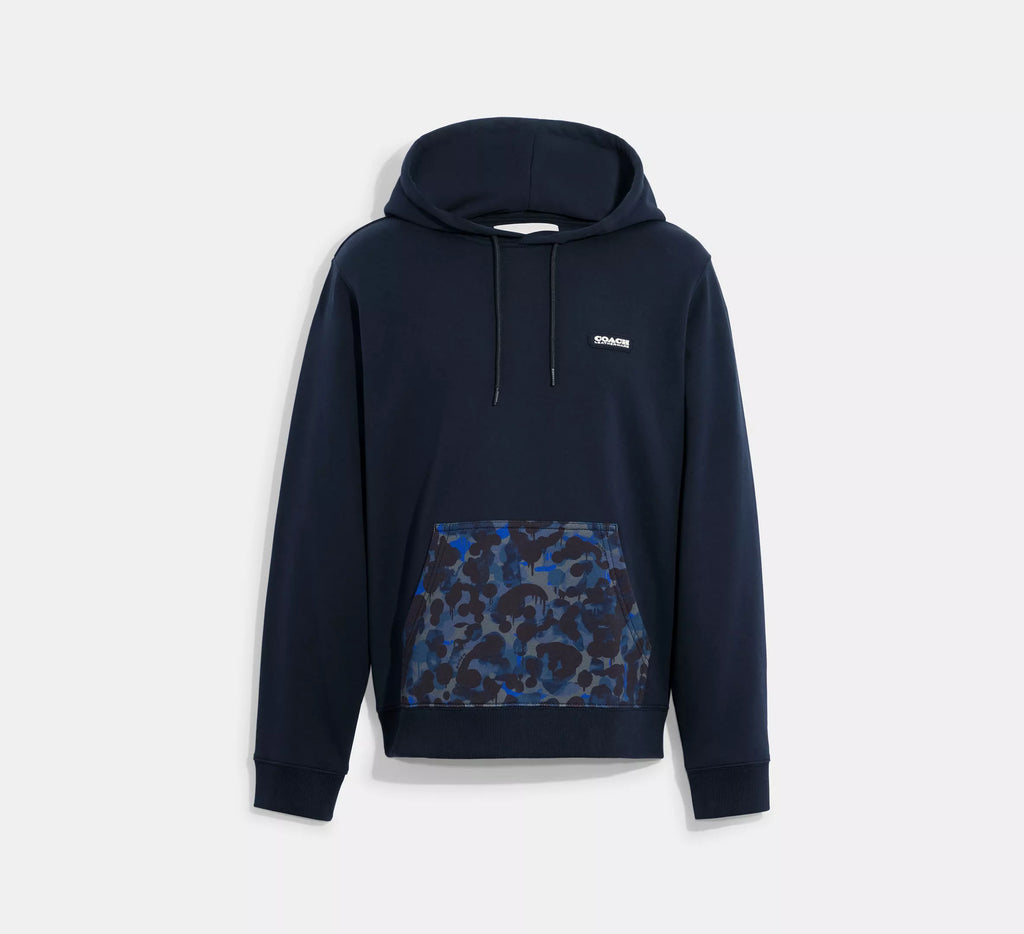 Coach Sudadera Con Capucha Y Estampado De Camuflaje