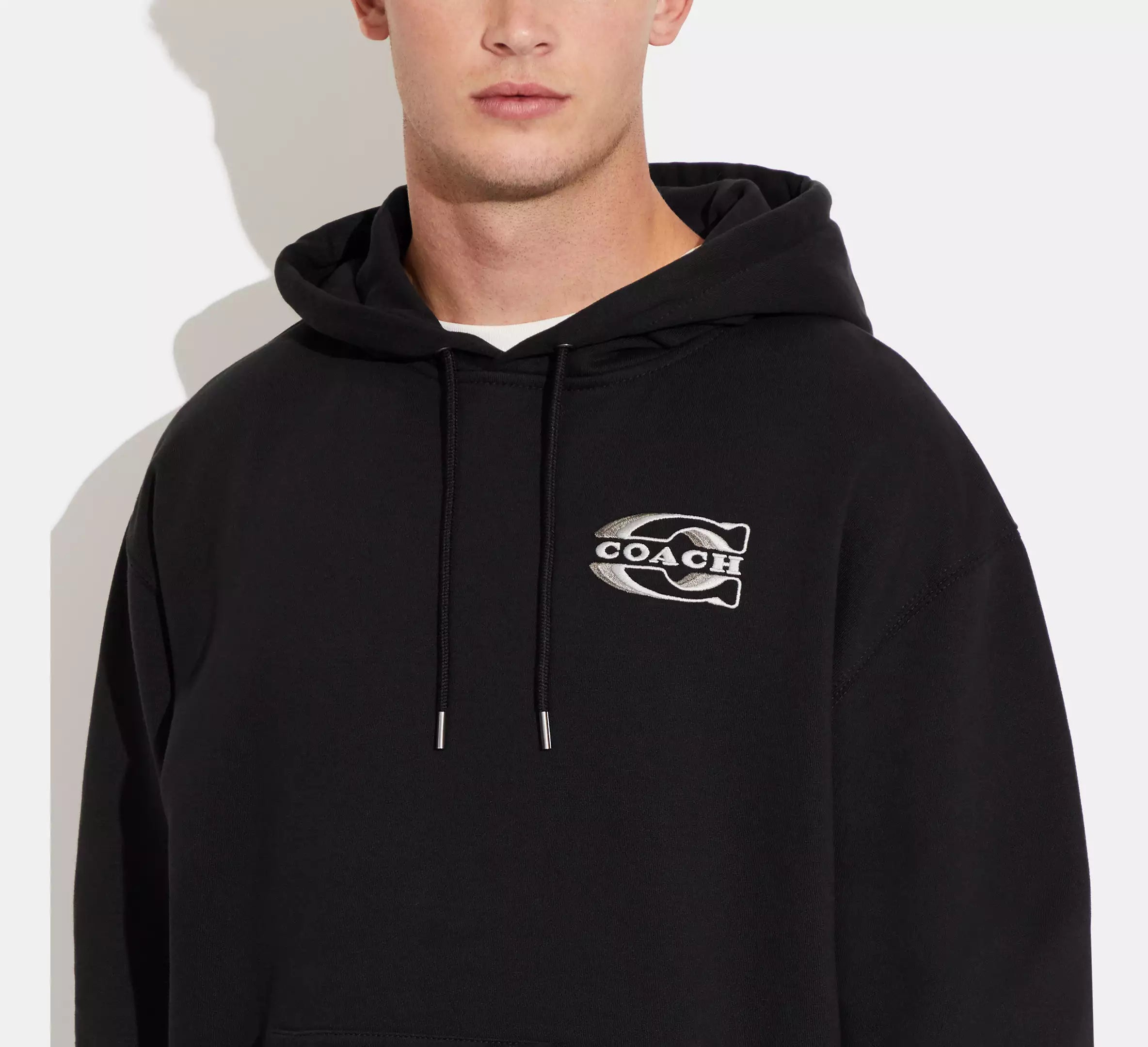 Coach Polera con capucha con firma degradada