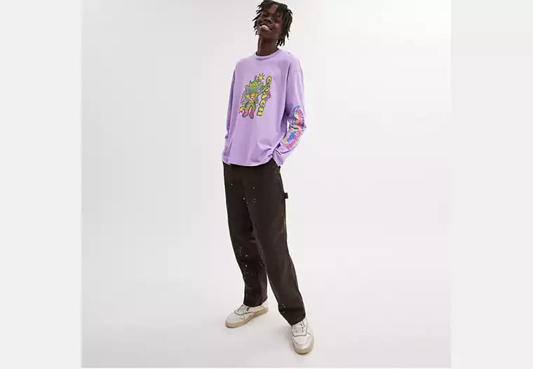 Coach Cosmic Long Sleeve T Shirt