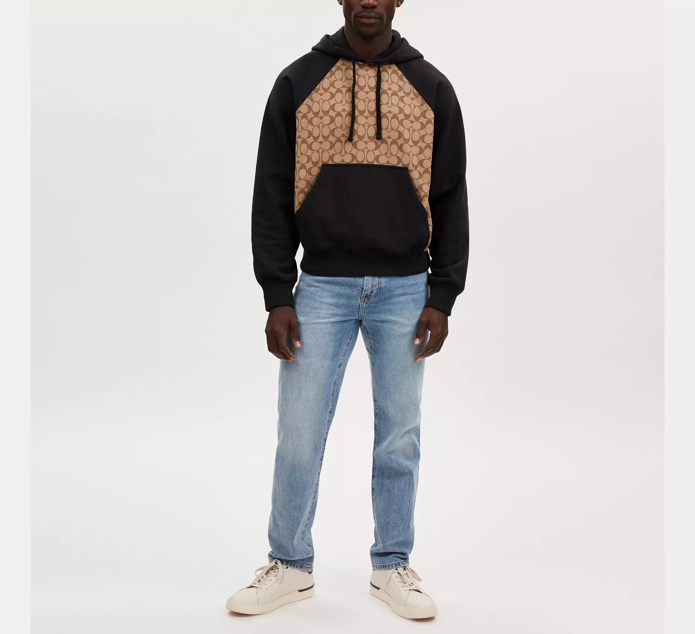 Coach Polera con capucha de la firma