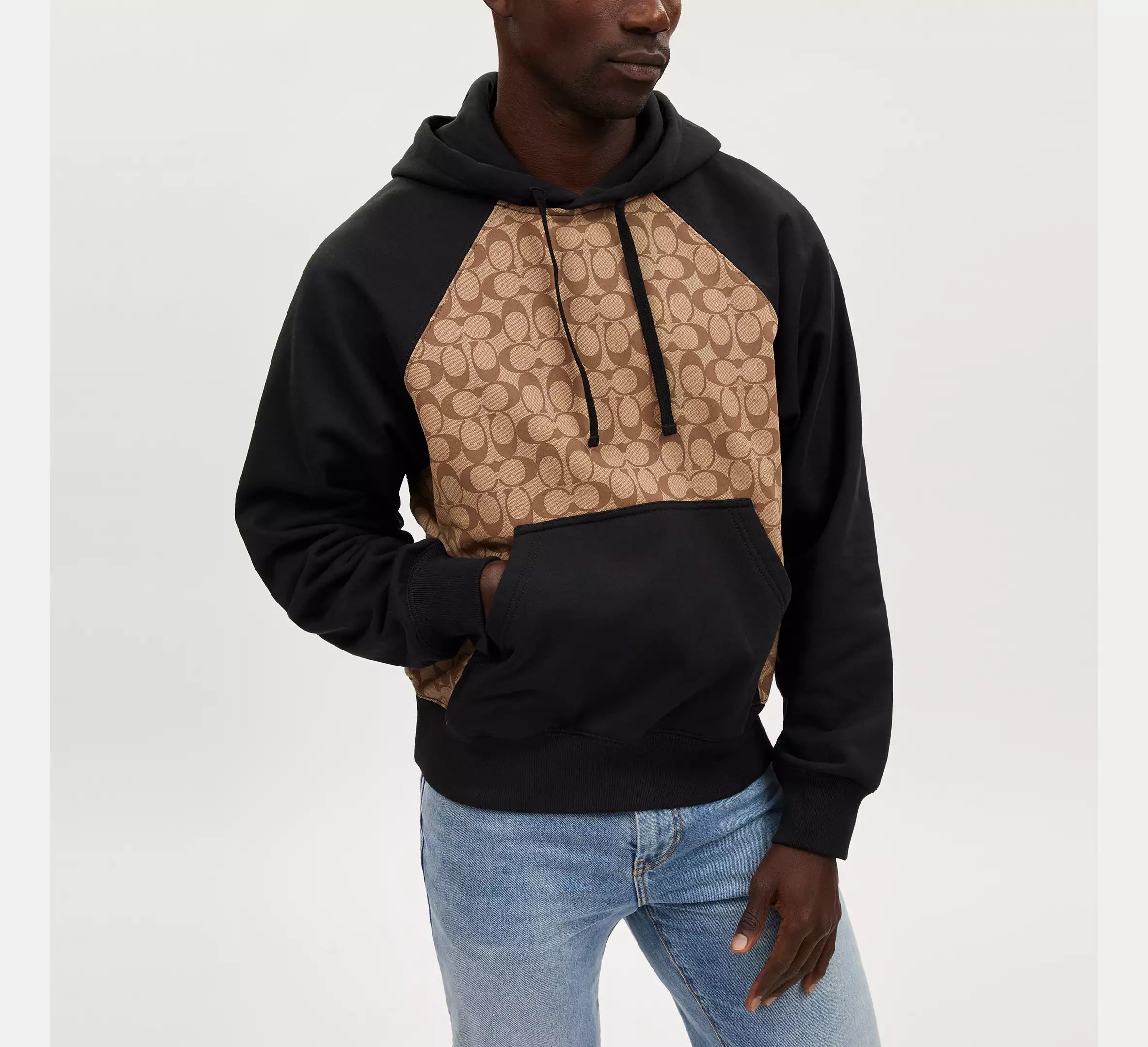 Coach Polera con capucha de la firma