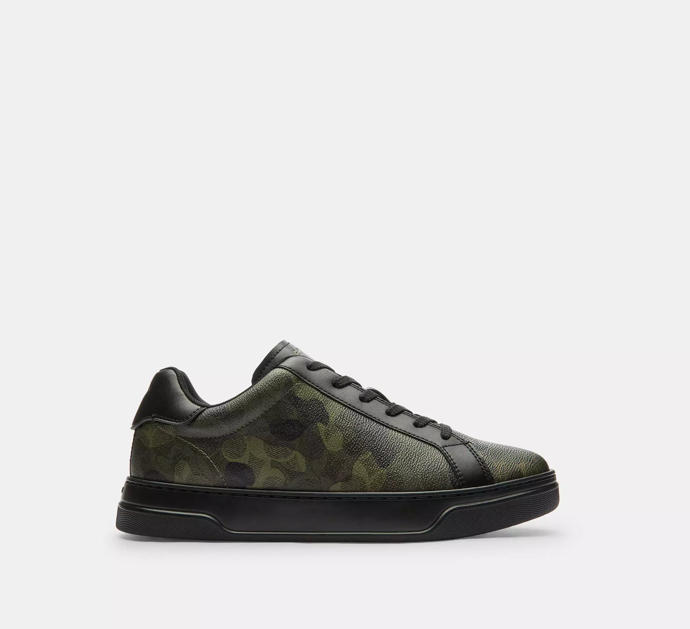 Coach High Line Sneaker In Signature Camo Print
