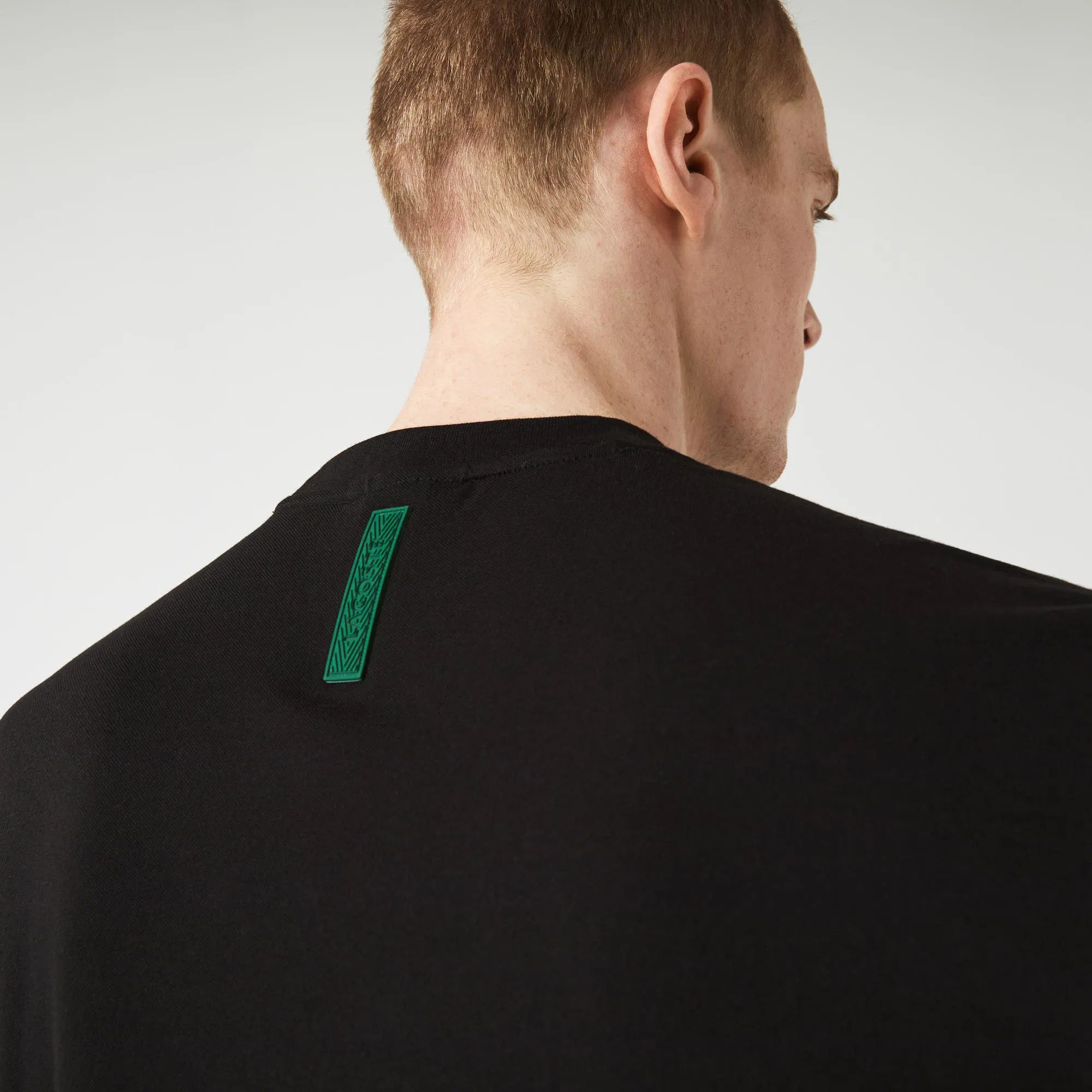 Lacoste Polo de algodón piqué con cuello redondo
