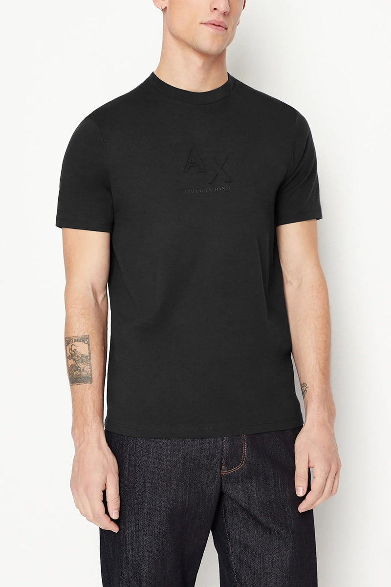 Armani Exchange Camiseta negra