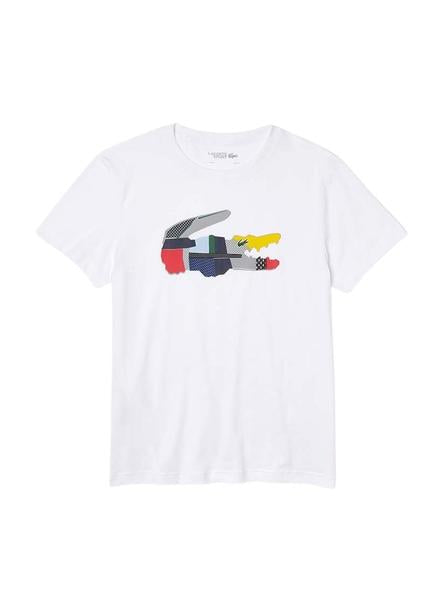 Lacoste T-Shirt Blanco con logo